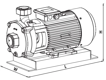 smk220 santrifüj pompa boyut