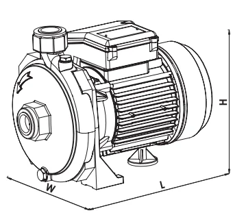 smt220 santrifüj pompa boyut