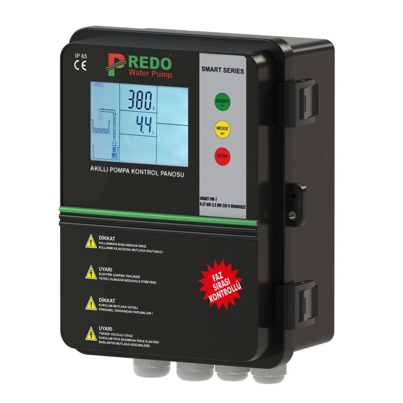 Predo SMART PT-1/0.75-4kW Akıllı Dalgıç Pompa Kontrol Panosu