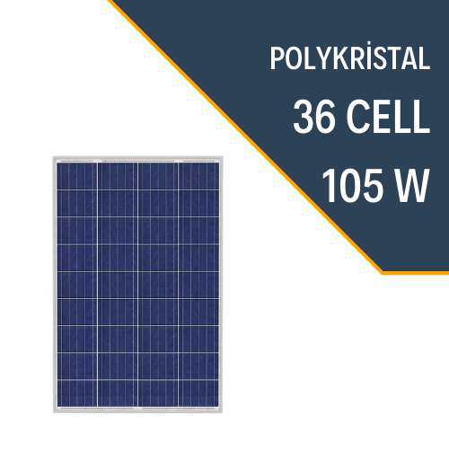 Lexron 105 Watt Solar Güneş Enerji Paneli POLYKRİSTAL
