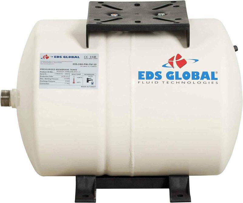 EDS Global Sabit Diyaframlı Patlamayan Yatık Genleşme Tankı