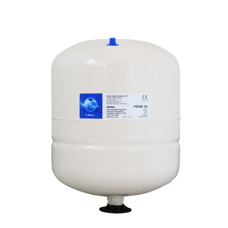 Global 24 Litre Dikey Ayaksız Patlamayan Genleşme Tankı 10 Bar 90 C1'' Bağlantı