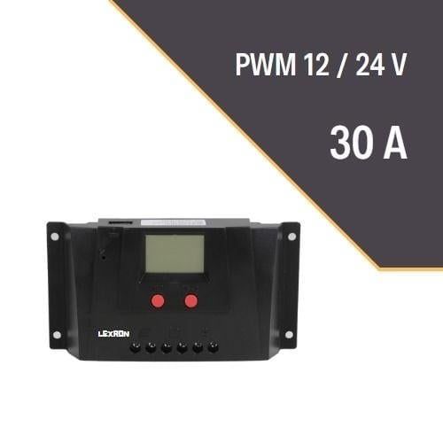 Lexron 30A PWM Güneş Enerjisi Şarj Kontrol Cihazı, Solar Şarj Kontrol Cihazı