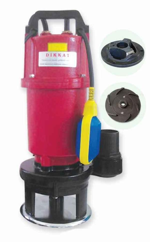 Water Sound QDX15-7-1.1F Parçalayacı Bıçaklı(Öğütücülü) Kirli Su Dalgıç Pompa 12 mss 16 m³/h