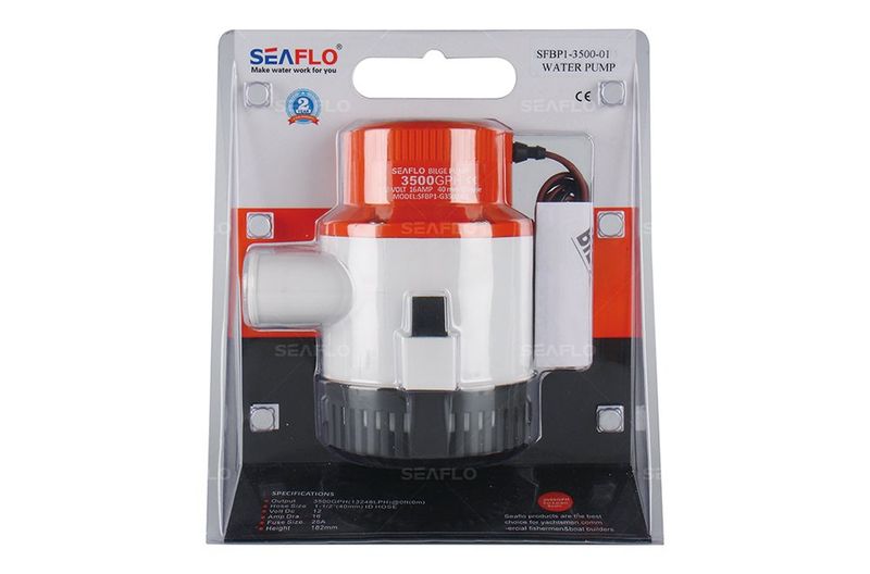 Seaflo SR12218 Tekne, Yat, Marine Sintine Pompası 24V 3500 gph SFBP2-G3500-01