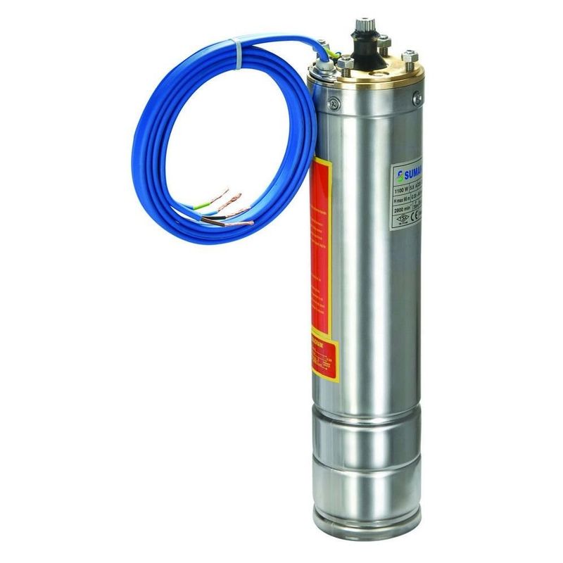 Sumak 4SMT30 4 inch Dalgıç Pompa Motoru Trifaze (380V) 3HP