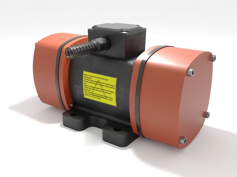 Vibramod VMA 3/500 Vibrasyon Motoru Trifaze (380V) 3000 Devir 523,92 Kgf 0.47 Kw