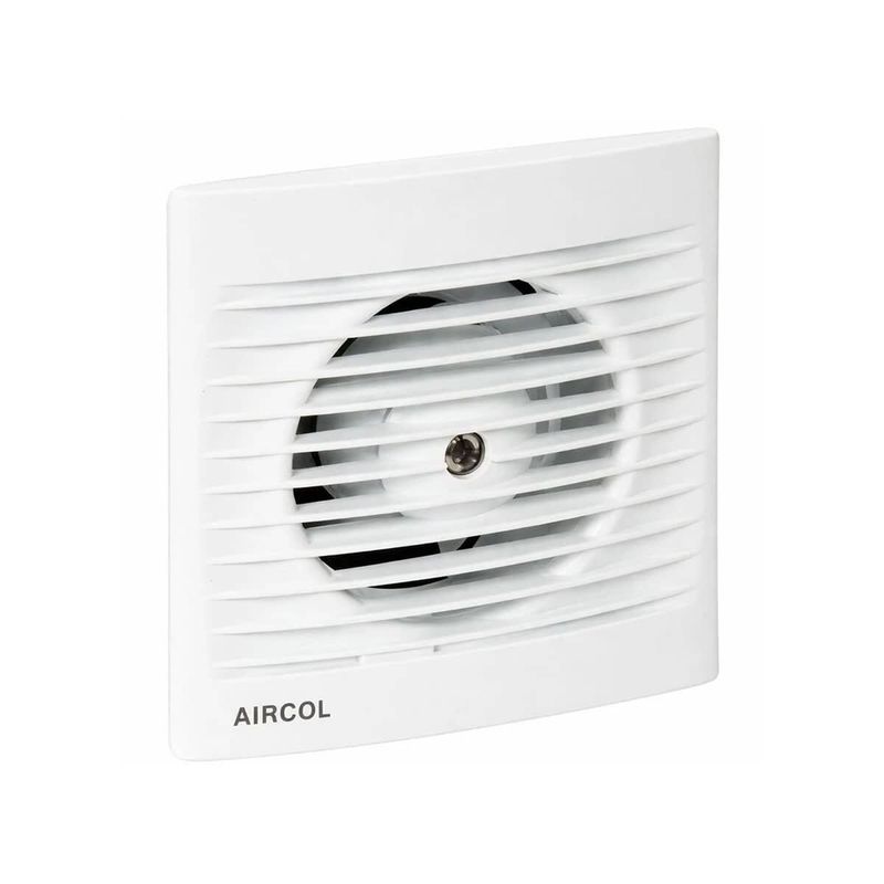 Aircol 100lük Sessiz, Dekoratif, Plastik Banyo Fanı / Aspiratörü 100 m³/h - Aircol 100