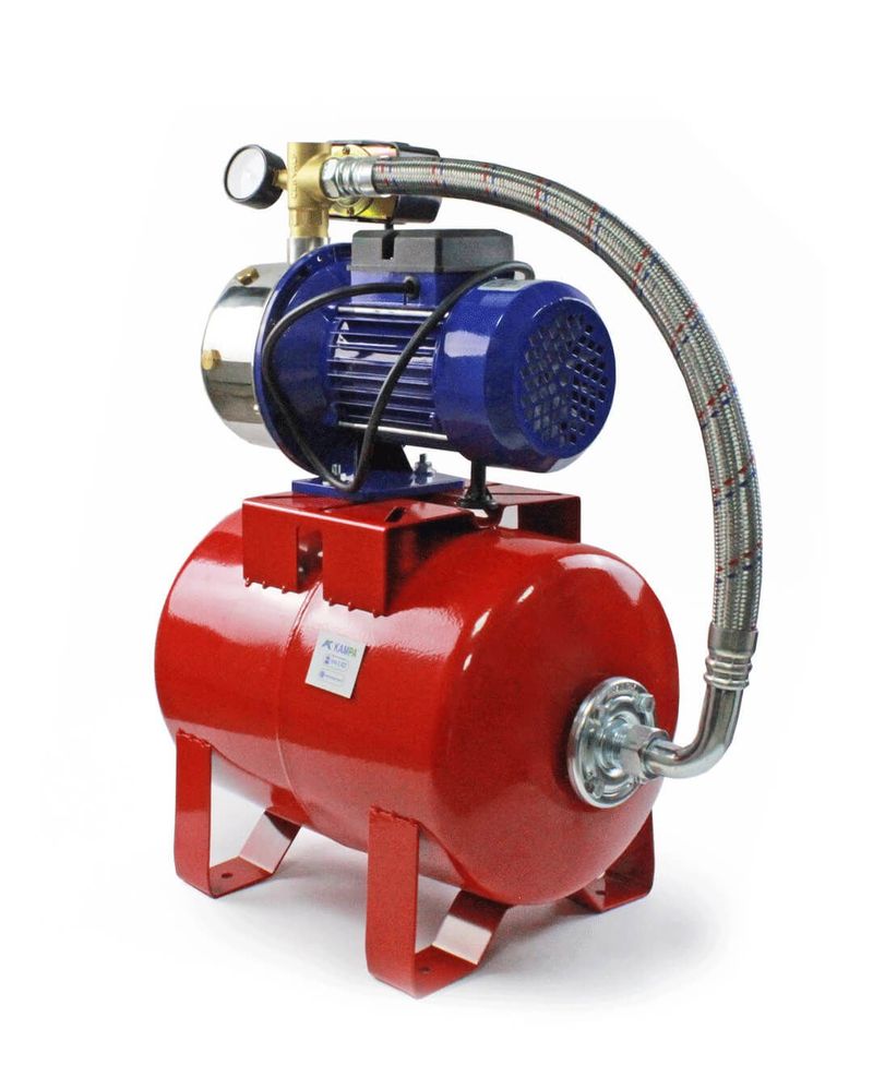 24 Volt DC Solar Güneş Paneli Hidroforu 3 Kat 3 Daire 24 Litre Tank