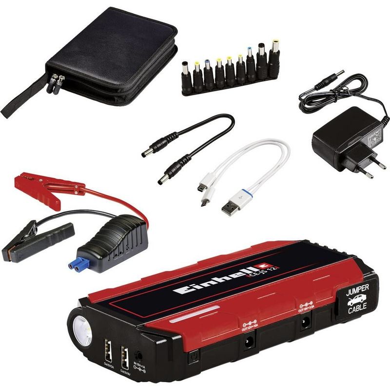 Einhell CE-JS 12 Fonksiyonlu Taşınabilir Akü Takviye Cihazı, Powerbank 12v