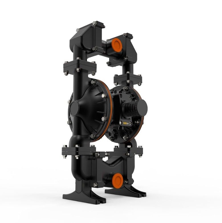 Huge Pump HP16 Klapeli Metal Gövdeli Havalı Diyaframlı Pompa 400 L/dk 1½"