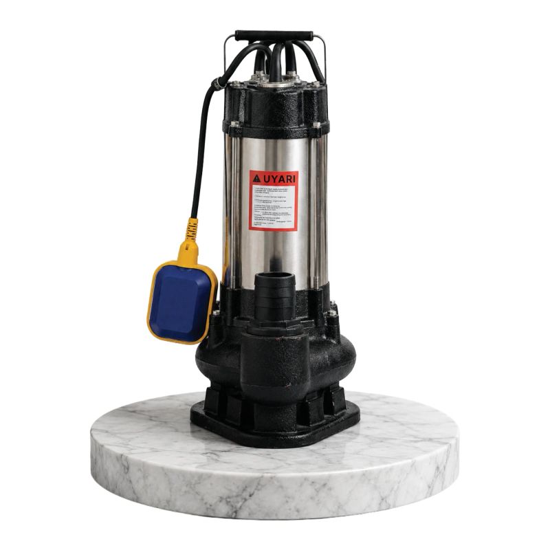 Kentaş V1100DF Bıçaklı (Öğütücülü) Foseptik Dalgıç Pompa 1,5 HP 220V