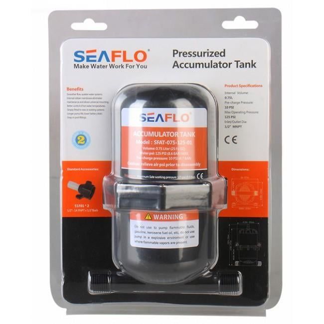 Seaflo 1 Litre Basınç Tankı Akümülatör Genleşme Tankı