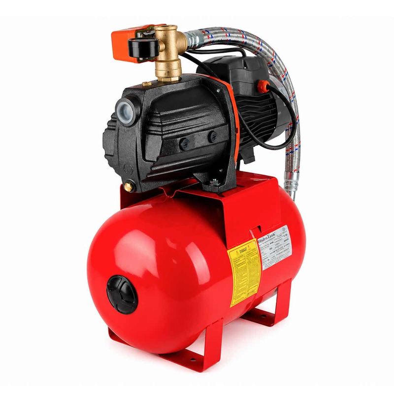 Leo Ajm75H 4 Kat 4 Daire 1 Hp Hidrofor, 24 Litre Yatay Tanklı Hidrofor, Ev Tipi Hidrofor