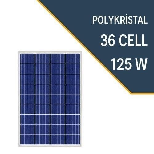 Lexron 125 Watt Solar Güneş Enerji Paneli POLYKRİSTAL