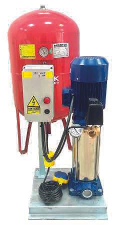 Nortek 1 DMK 1207 Dik Milli Kademeli Paket Hidrofor 4 HP 380V (300 Litre Tanklı)
