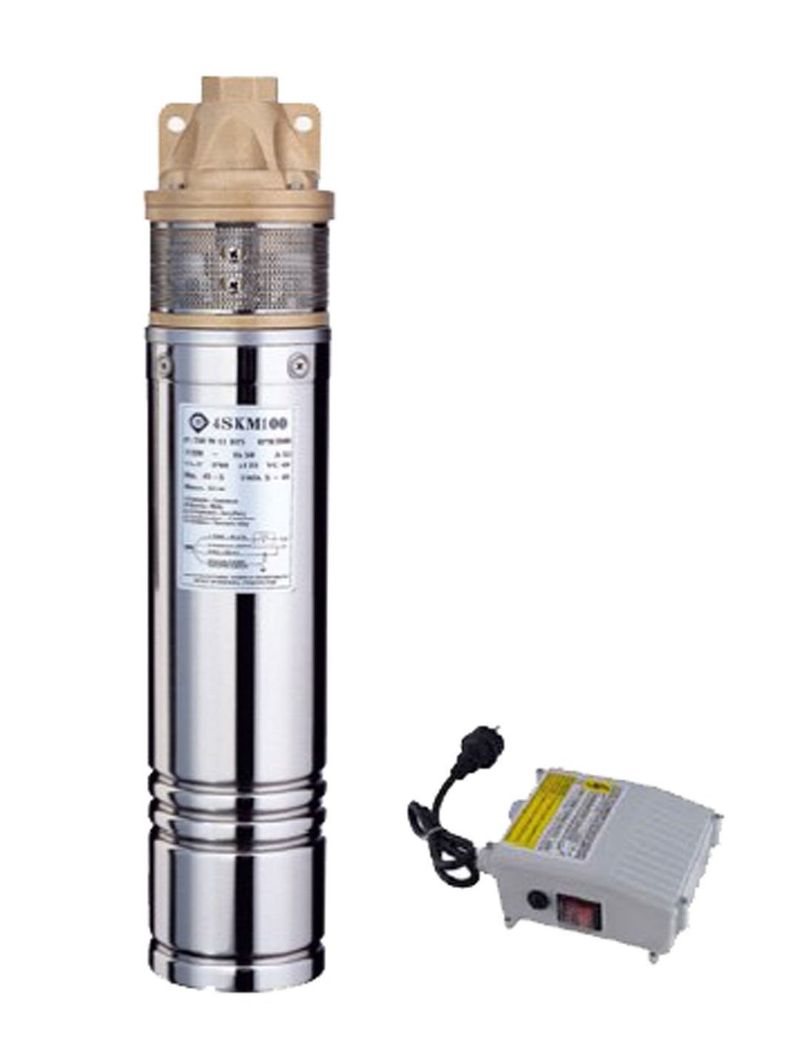 Winpo 4SKM 100 Keson Kuyu Dalgıç Pompa 55 mss 3 m³/h 1 HP 220V