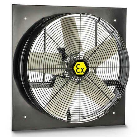 ATEX EF 800T Exproof Motorlu Duvar Tipi Aksiyel Fan 20000 m³/h 1400 RPM