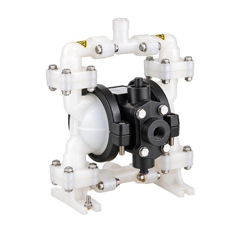 Huge Pump-Günalsan HP02 Plastik Polipropilen Gövdeli Diyaframlı Havalı Pompa 15 Lt/Dk 7 Bar 1/4 inch Teflon