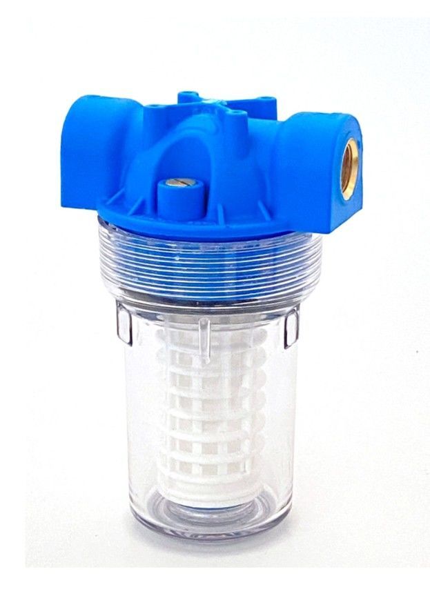 Aquafer 5'' Yıkanabilir Filtre 1/2 inc 100 Micron Su Süzme Filtresi