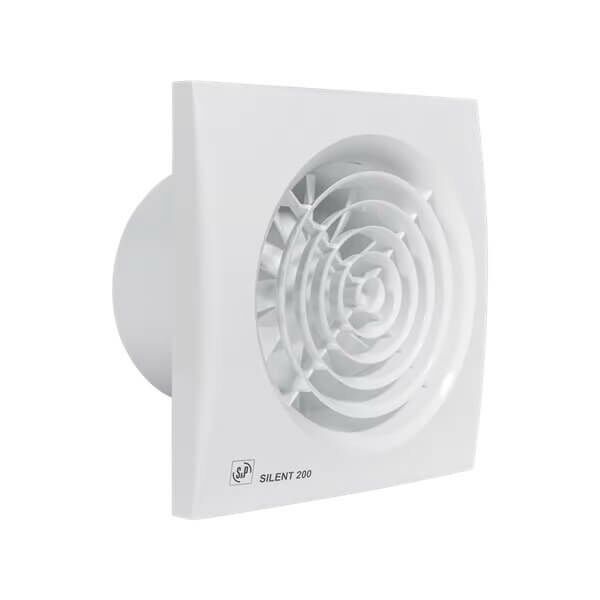 S&P SILENT 200 Mini Aksiyel Fan Tuvalet ve Banyo Aspiratörü 180 m³/h