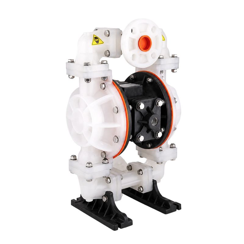 Huge Pump-Günalsan HP10 Plastik Polipropilen Gövdeli Diyaframlı Havalı Pompa 150 Litre/Dakika 7 Bar 1 inch Teflon/Viton