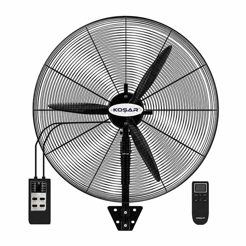 Koşar KSV 650 Kumandalı Sanayi Duvar Tipi Endüstriyel Vantilatör 65 cm