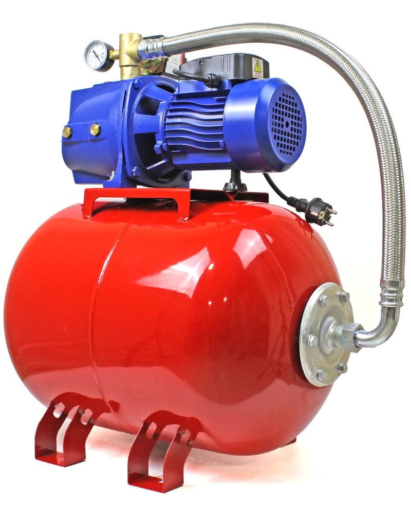 Winpo WNP 200 7 Kat 10 Daire Hidrofor, 50 Litre Yatay Tanklı Hidrofor, Ev Tipi Hidrofor