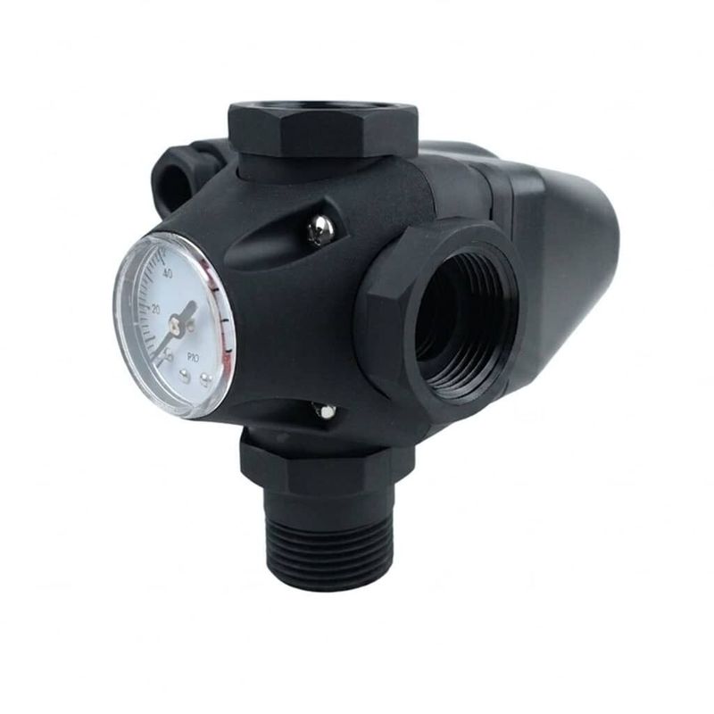Cacheng SK-13C Basınç Şalteri Hidrofor Kiti 220V (Basınç Şalteri + Manometre + 5 Yollu)