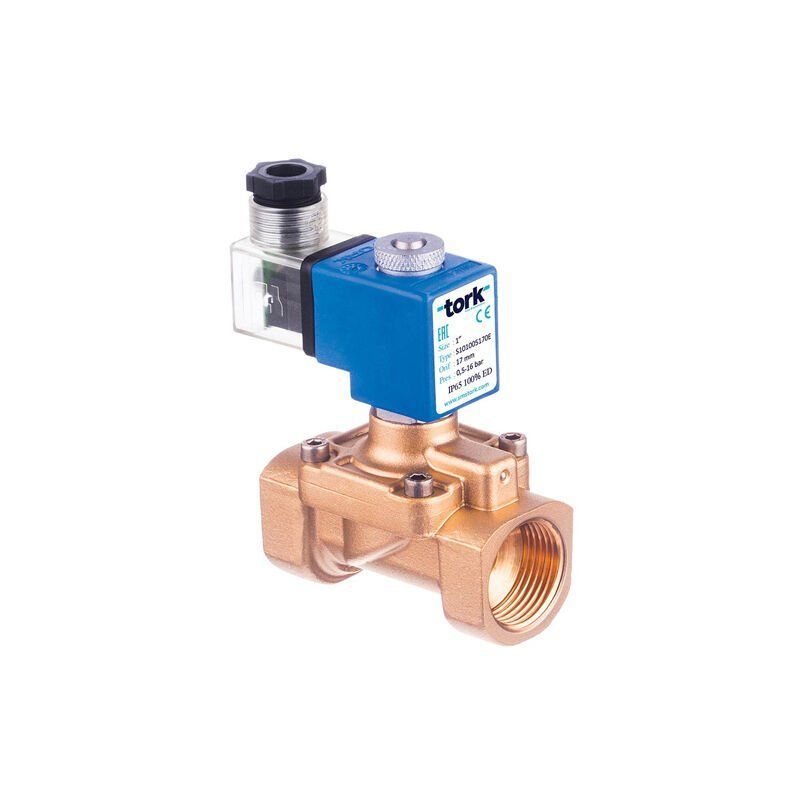 Tork S2010 Buhar Solenoid Valf Pilot Kumandalı N.Kapalı 2'' - 0.5 - 3 Bar - 12 VDC