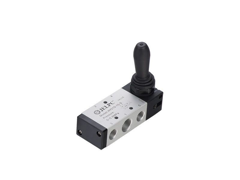 Jelpc 4H310 Pnömatik Yön Kontrol Valfi 5/2 Kol Kumandalı 08-1/4'' - (S) Yaylı