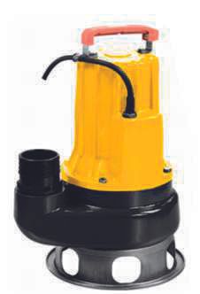 Nortek VMCM 200 T Çelik Çift Kanal Fanlı Pis Su Dalgıç Pompası 2 HP 380V