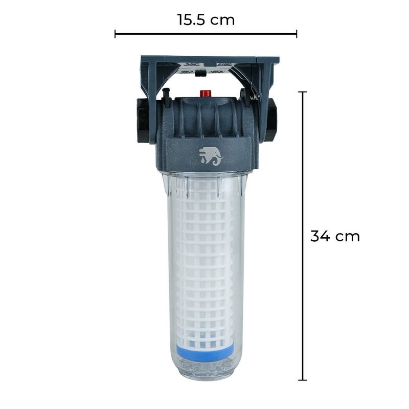 EuroFil 10 inç Yıkanabilir Su Filtresi 3/4 inc 100 Mikron