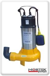 Nortek BAFA 200 T Bıçaklı Pis Su Foseptik Dalgıç Pompası 2 HP 380V