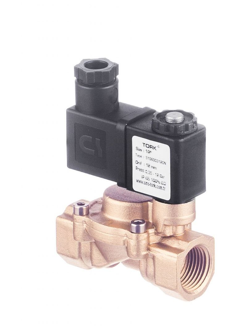 Tork S1060 Genel Maksat Solenoid Valf Pilot Kumandalı N.Kapalı 3/4'' - 0,35 - 12 Bar - 12 VDC