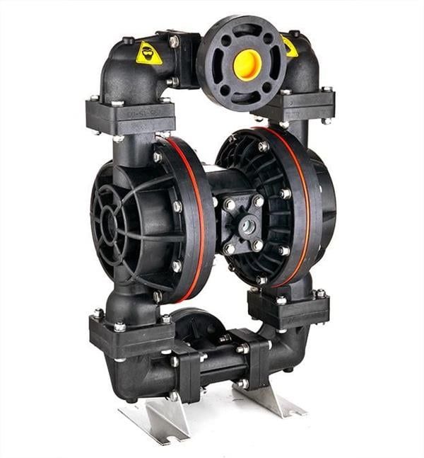Huge Pump HP15 Plastik PVDF Gövdeli Diyaframlı Havalı Pompa 400 Litre/Dakika 7 Bar 1½''