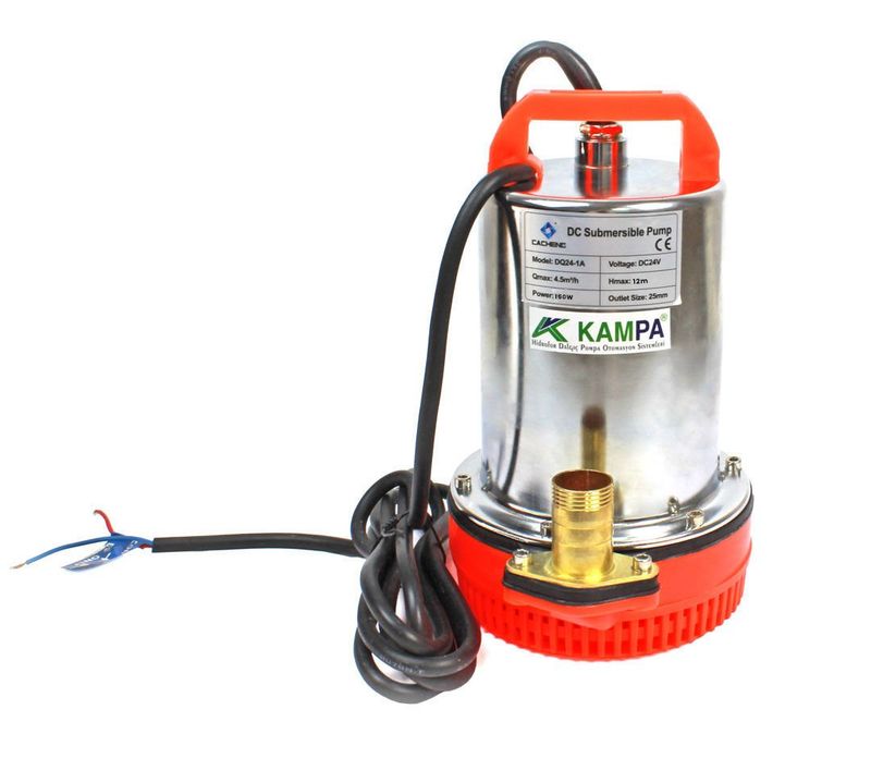 Cacheng 24 Volt Dc Solar Güneş Enerjili Su Pompası 12 mss 4.5 m³/h