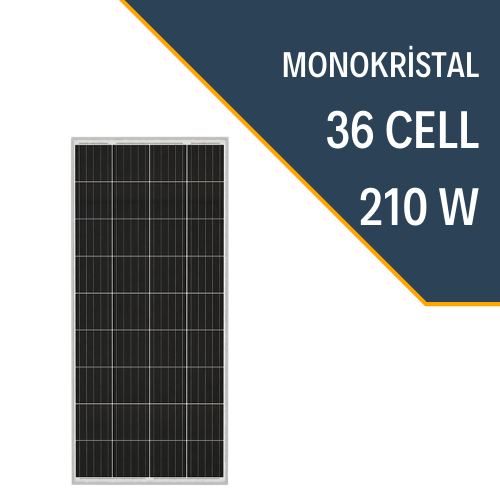 Lexron 210 Watt Solar Güneş Enerji Paneli MONOKRİSTAL