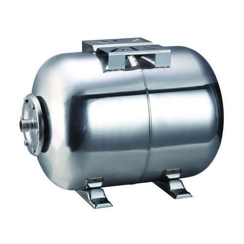 TY 50 Paslanmaz Yatay Hidrofor Genleşme Tankı 50 lt.Bağlantı Çapı 1''