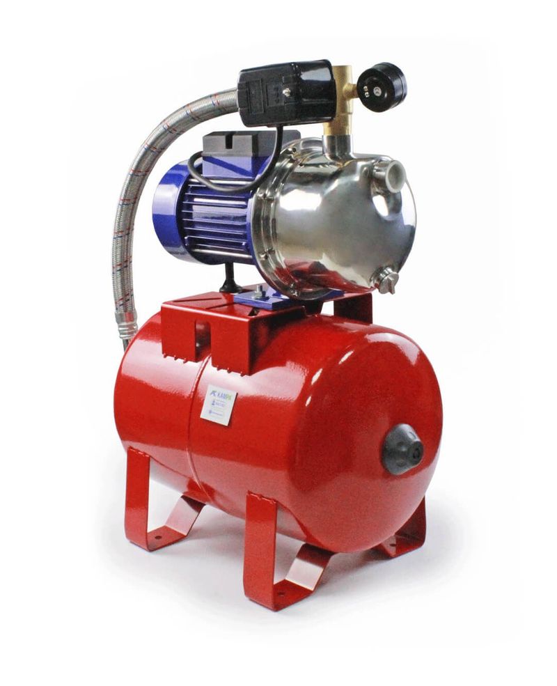 24 Volt DC Solar Güneş Paneli Hidroforu 3 Kat 3 Daire 24 Litre Tank