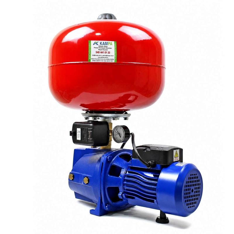 Winpo WNP 100 4 Kat 4 Daire Hidrofor, 24 Litre Tanklı Hidrofor, Ev Tipi Hidrofor