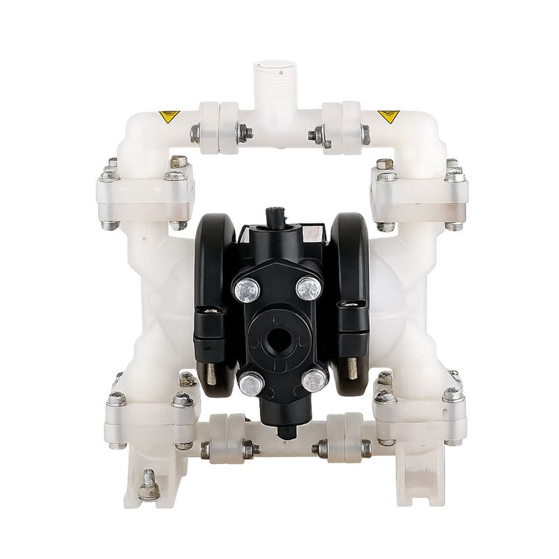Huge Pump-Günalsan HP02 Plastik Polipropilen Gövdeli Diyaframlı Havalı Pompa 15 Lt/Dk 7 Bar 1/4 inch Teflon