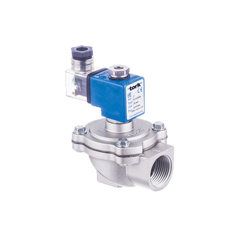 Tork PL1010 Patlaç Solenoid Valf Pilot Kumandalı N.Kapalı NBR Conta 2'' - 3 - 8 Bar - 12 VDC