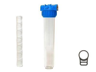 Aquafer 20 inç İp Sargılı Su Filtresi 1 inc 20 Mikron