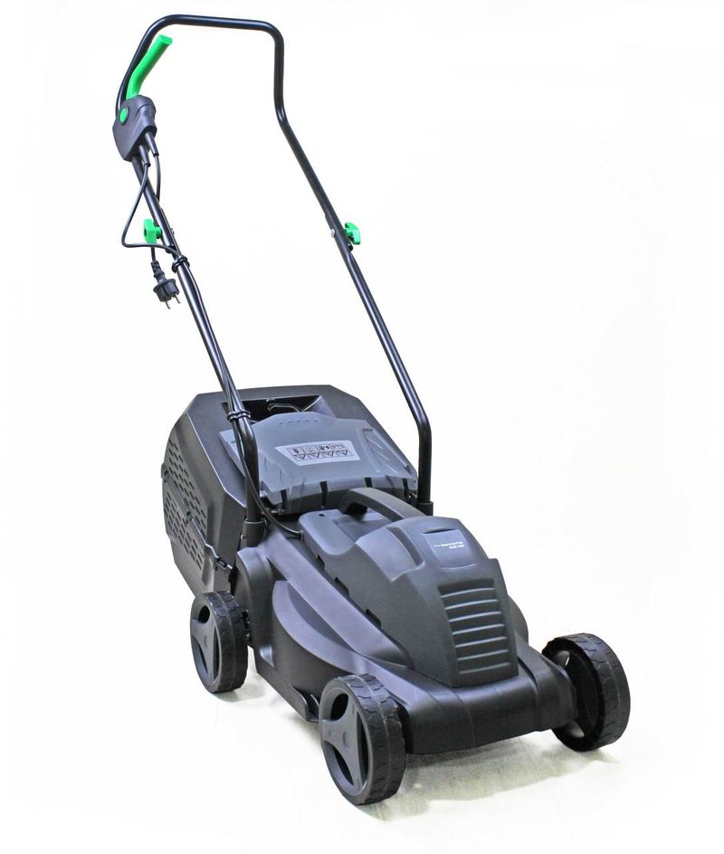 Bavaria 32cm Bıçaklı Elektrikli Çim Biçme Makinesi 25 Lt Hazneli 1000 Watt (Einhell Garanti)