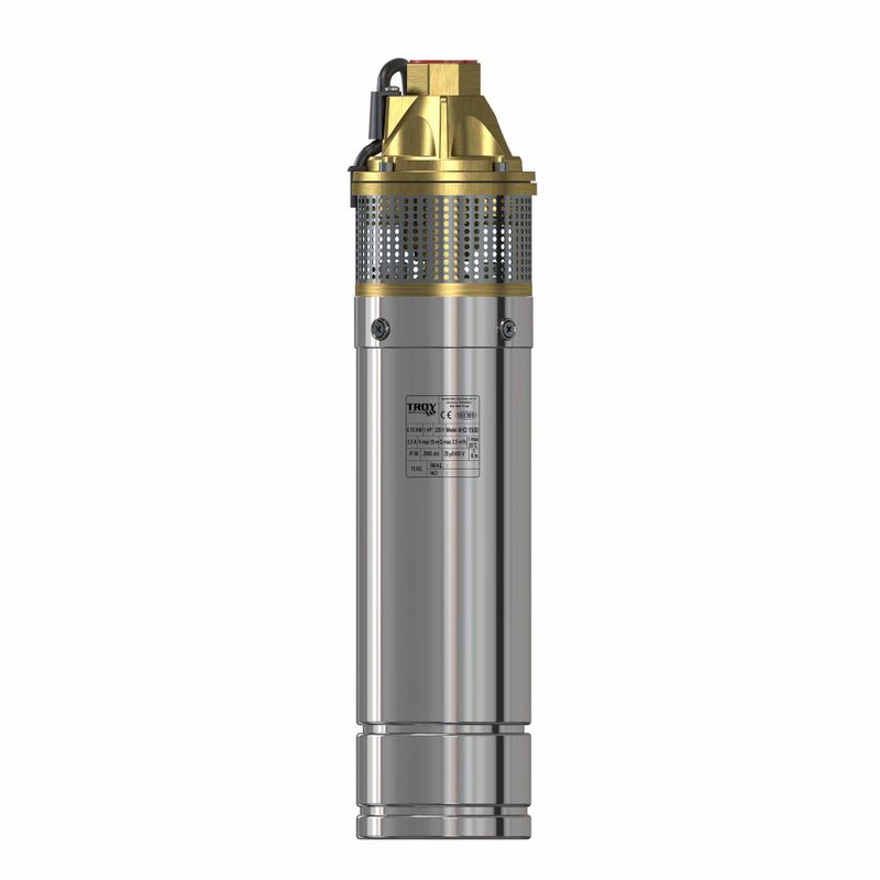 Troy 4HD 3100 4 inch Paslanmaz Dalgıç Pompa Monofaze (220V) 750 Watt