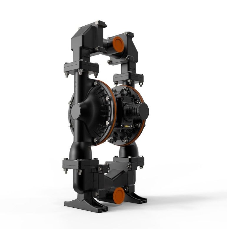 Huge Pump HP22 Klapeli Metal Gövdeli Havalı Diyaframlı Pompa 560 L/dk 2"
