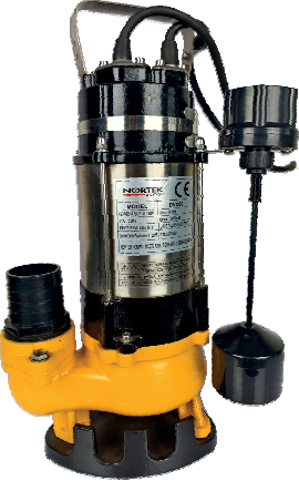 Nortek AS DVX 80 Asansör Flatörlü Pis Su Dalgıç Pompası 0,8 HP 220V