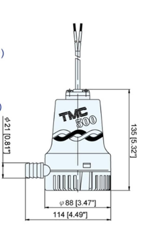 Tmc SR12104 Sintine Pompası 12V 500 gph