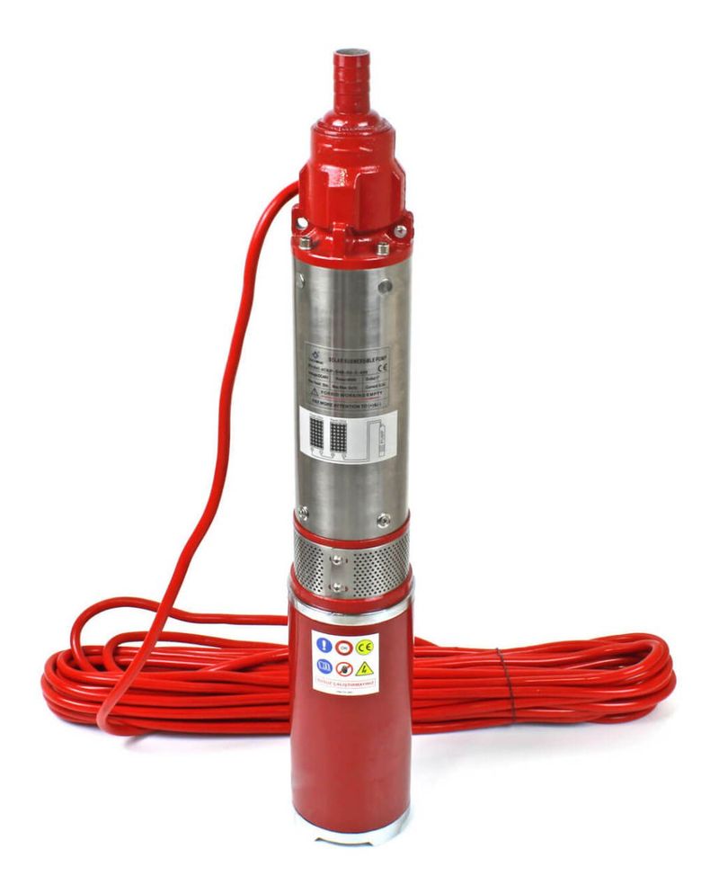 48 Volt Dc Solar Güneş Enerjili Kademeli Dalgıç Pompa 30 Mss 2.60 m³/h 400 Watt